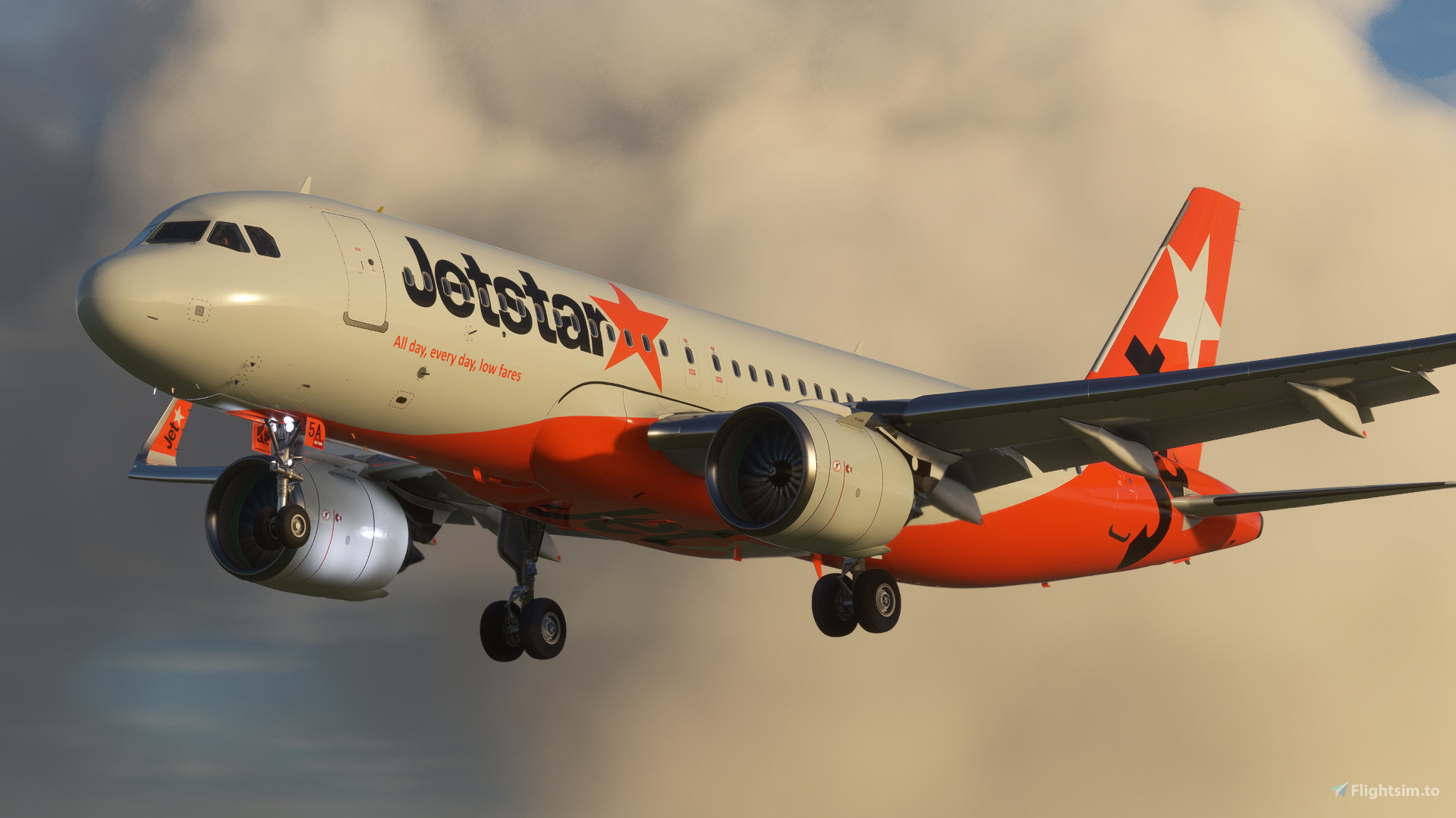 ジェットスター航空 A320neo VH-A5A 1/400 お取り寄せ商品】 1/400 A320neo ジェットスター「First A320n