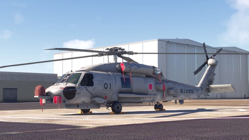 JMSDF  SH-60J  (fictional) (Miltech / Blackbird Simulations MH-60) 