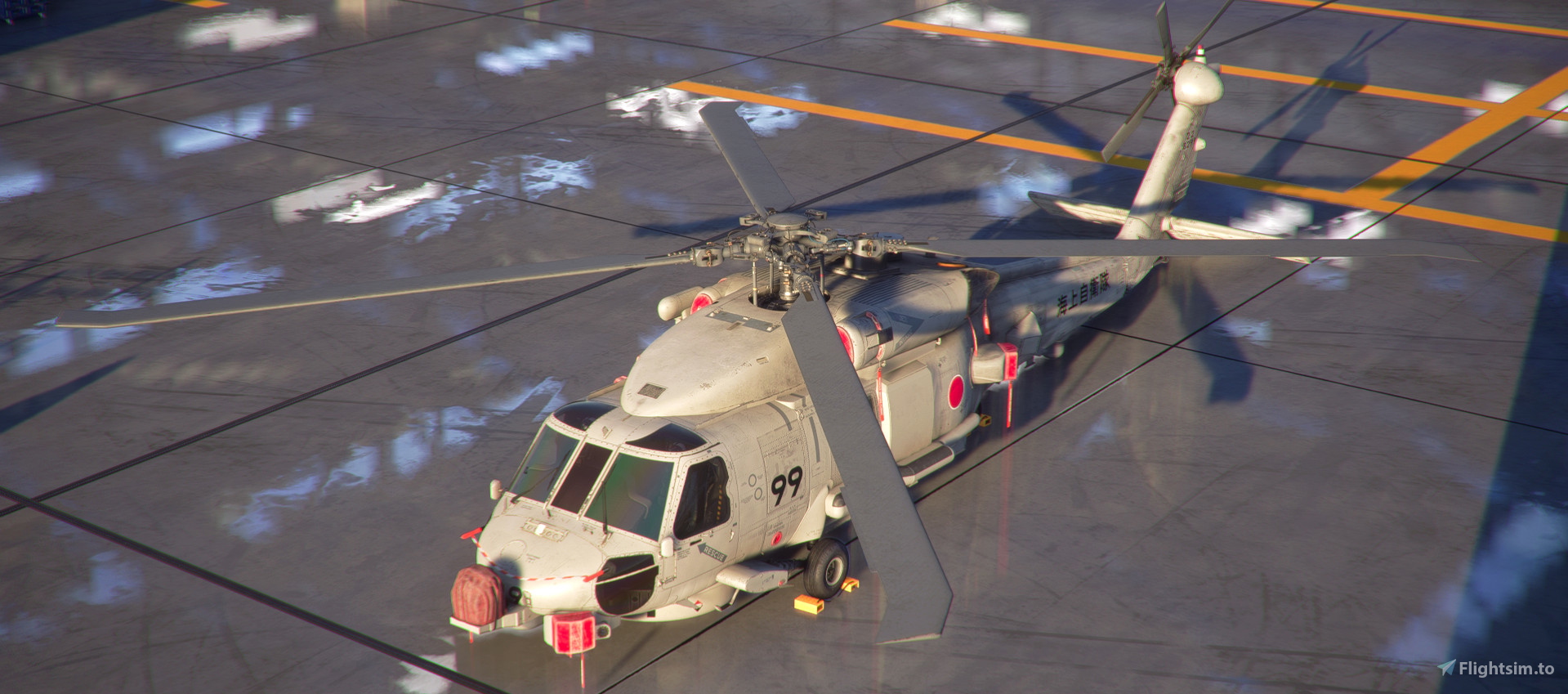 JMSDF SH-60J (fictional) (Miltech / Blackbird Simulations MH-60
