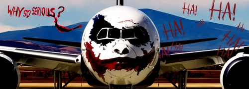 JOKER LIVERY | ASOBO B787-10 DREAMLINER (REQUEST) | *Fictional*