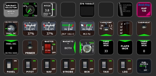 WBSim 152 StreamDeck XL profile & AAO Scripts