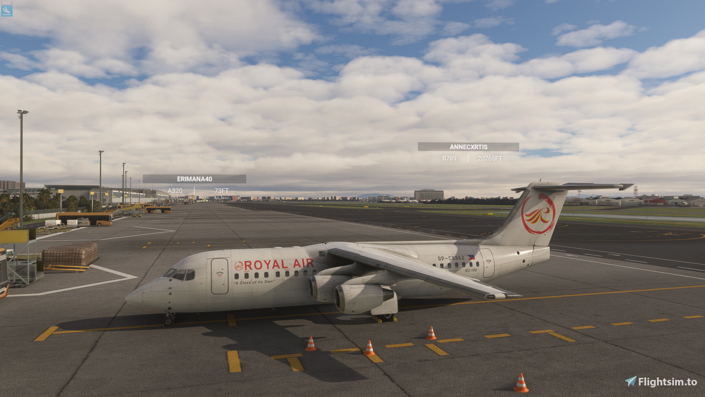 Royal Rj100 Just Flight Avro RJ100 Royal Air Philippines (RP-C8962) pro Microsoft ...