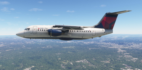 Just Flight Avro RJ85 Delta Airlines (Fictional)