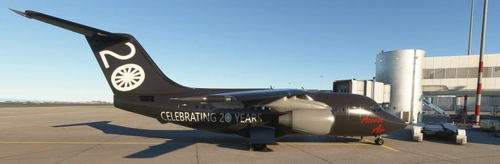 Just Flight BAE-146 Fictional AccessAir Liveries (for the 100 and 300)