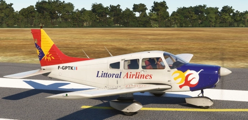 Just Flight PA-28 Warrior II Littoral Airlines