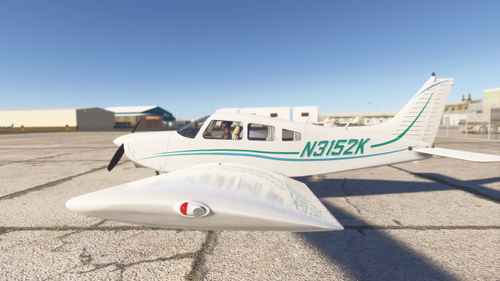 Just Flight Piper Warrior N3152K Beverly Flight Center request MSFS2020