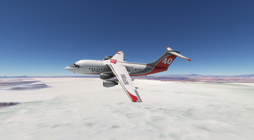 JustFlight BAe-146 Neptune Aviation Tanker 40 New Livery