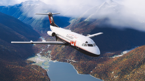 JustFlight Fokker F28-3000 Canadian Virtual (C-GTAN)
