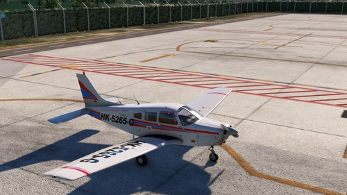 JustFlight PA 28 Warrior II / HK5265G Escuela de aviación del pacífico