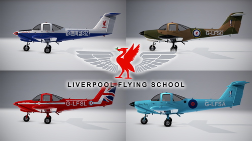 JustFlight PA-38 - Liverpool Flying School Fleet