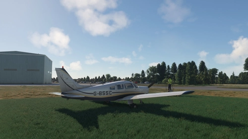 JustFlight PA28 Warior II - G-BSSC New Paint