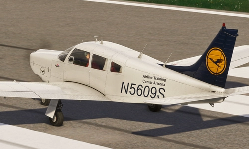 JustFlight PA28R Arrow III - Lufthansa Airline Training Center Arizona N5609S