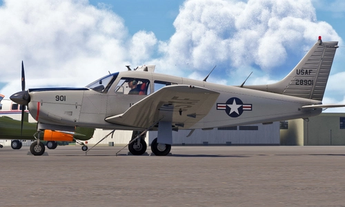  JustFlight PA28R Arrow III - USAF 60s (Fictional)