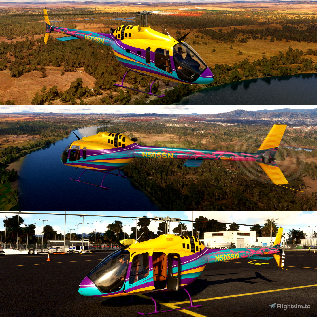 jXt Bell 505 N505SN for Microsoft Flight Simulator | Feed