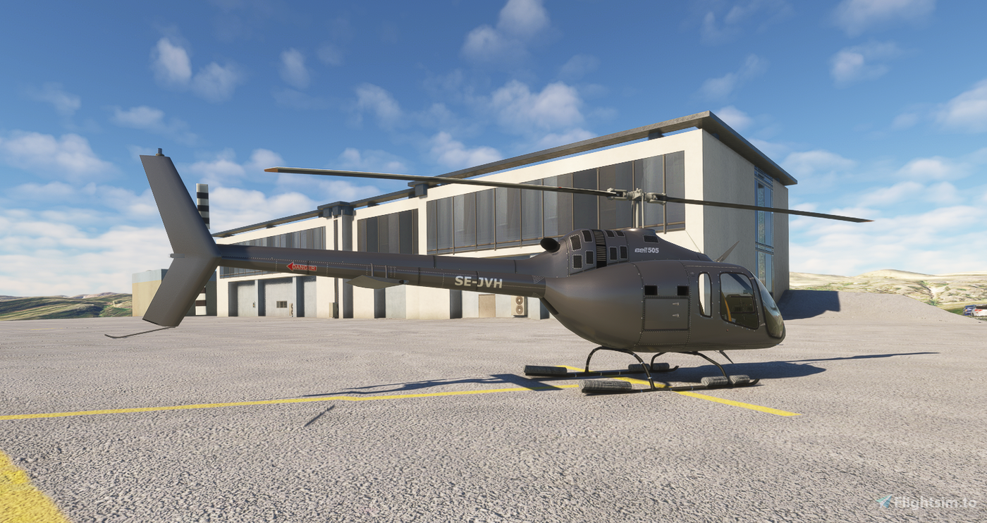 jXt Simulations Bell 505 - SE-JVH for Microsoft Flight Simulator | MSFS