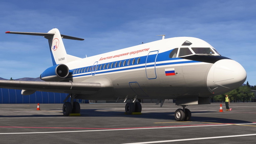 Kamchatka Air Enterprise (fictional) | Just Flight Fokker F28-1000