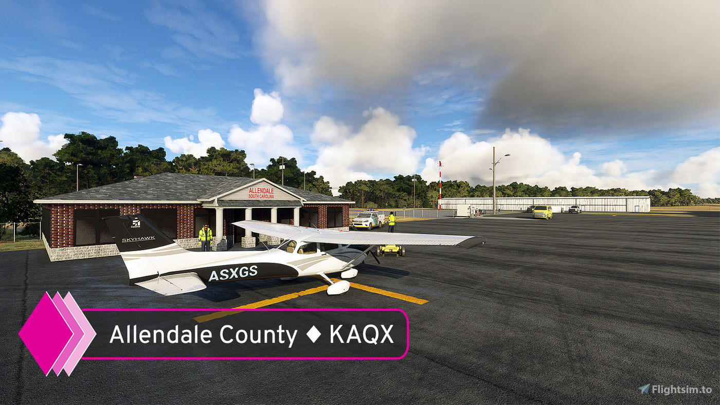 KAQX Allendale County Airport for Microsoft Flight Simulator MSFS