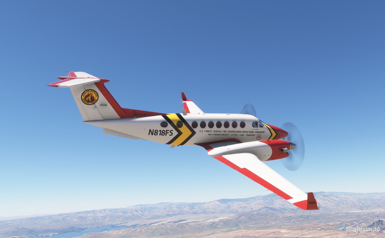 King Air DEW Wildfire for Microsoft Flight Simulator | MSFS
