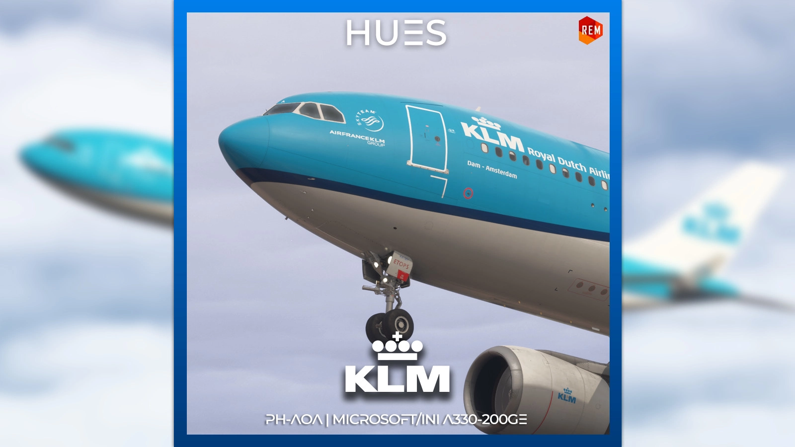 KLM PH-AOA w/Cabin | A330-200 inibuilds/microsoft [8K+4K] - Image 1