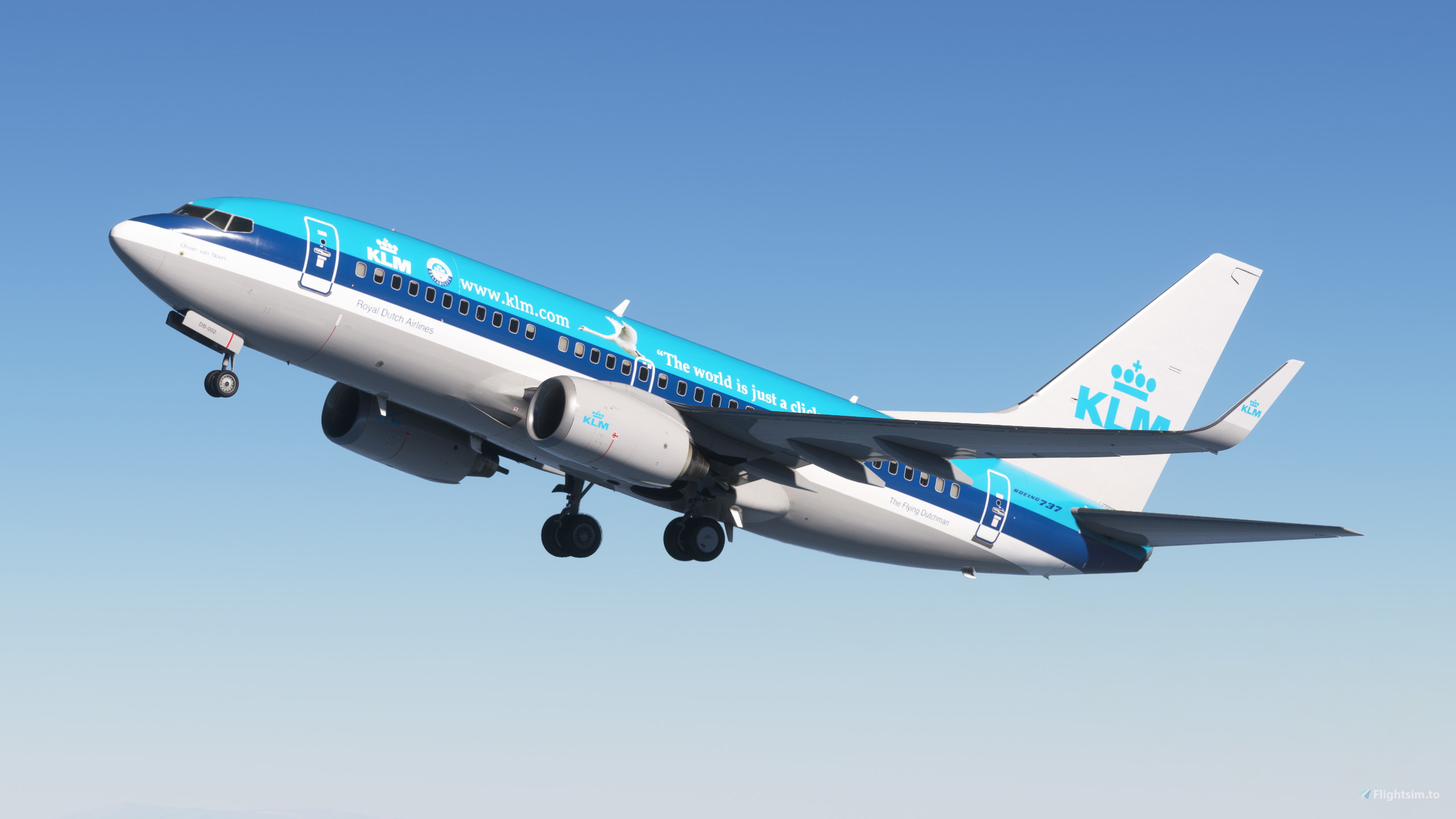 KLM Royal Dutch Airlines (PH-BDB) PMDG Boeing 737-700- 8K for