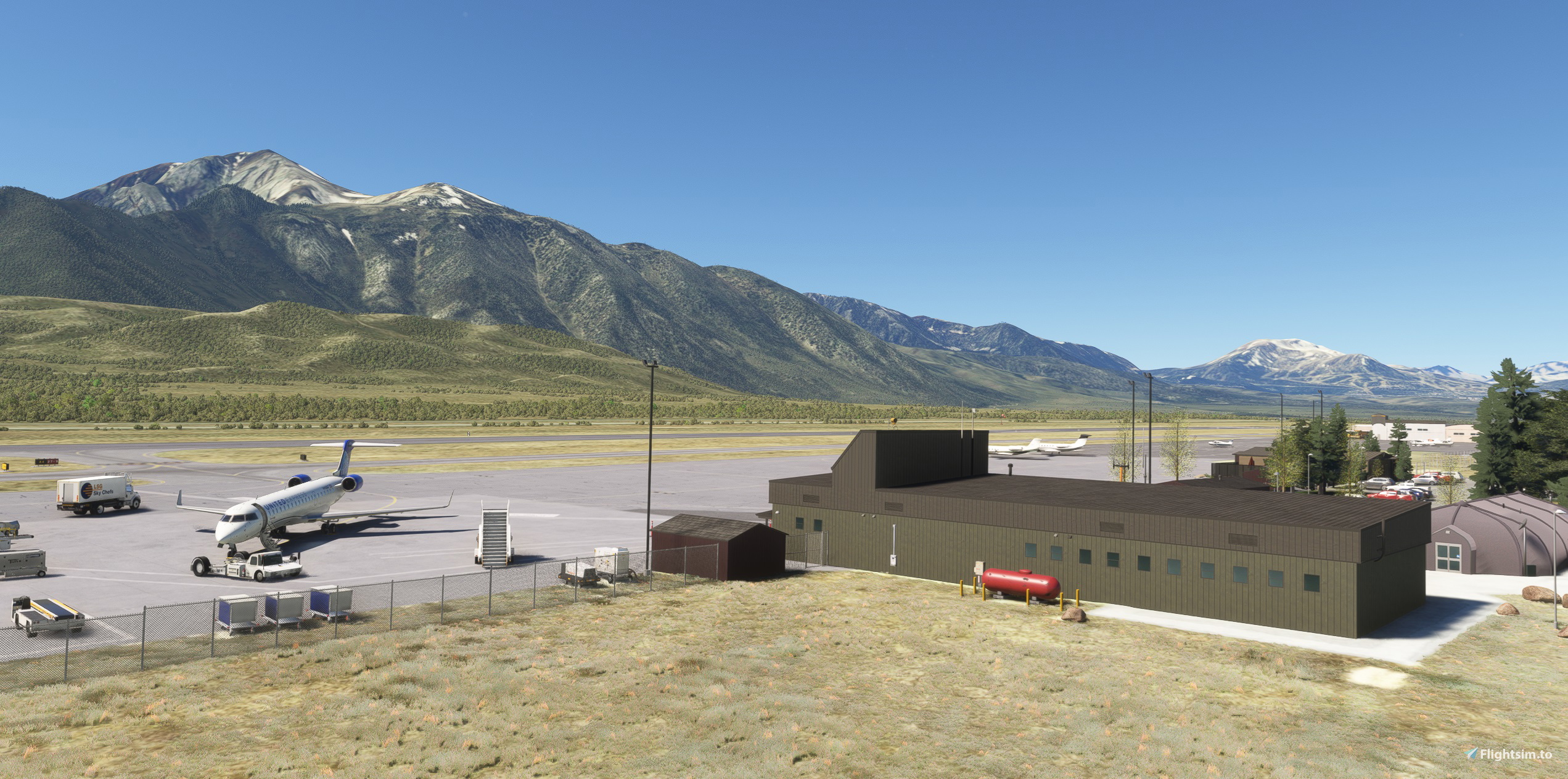 KMMH MAMMOTH YOSEMITE AIRPORT For Microsoft Flight Simulator MSFS KMMH MAMMOTH YOSEMITE AIRPORT For Microsoft Flight Simulator MSFS