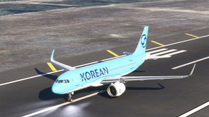 [A32NX] Korean Air - 2025 Livery (based on real world A321neo) [8K] thumbnail 1