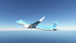 [A32NX] Korean Air - 2025 Livery (based on real world A321neo) [8K] thumbnail 3
