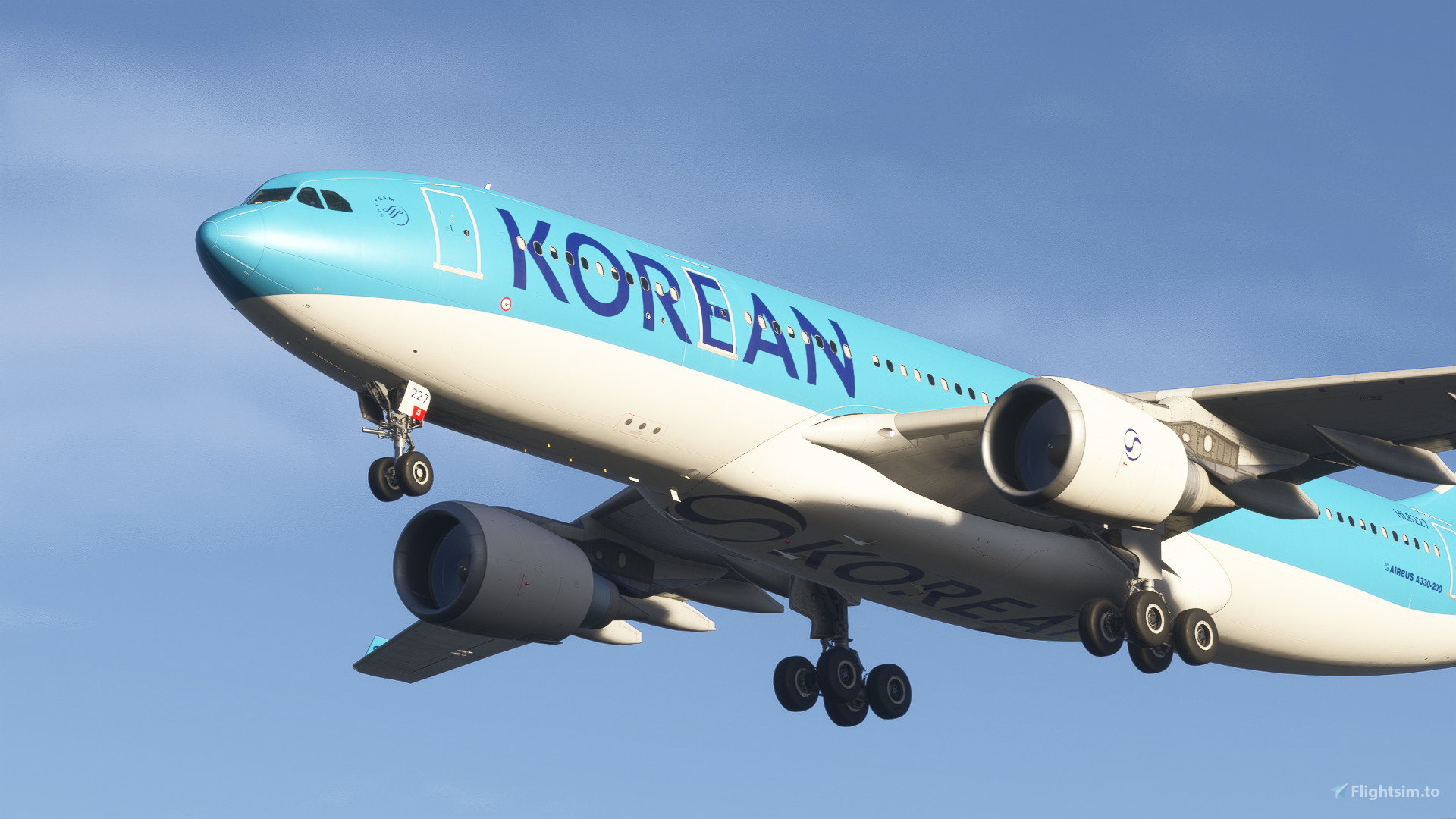 KOREAN AIR 大韓航空 A330-200 SKY TEAM 1:400 Phoenix Korean Air SkyTeam Airbus A330-200 HL8212 1：400