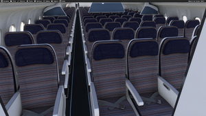Korean Air A330-200 HL8227 [Metallic Blue | New CI | Detailed Cabin] thumbnail 6