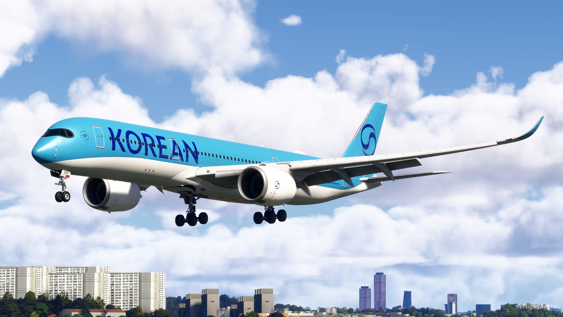 Korean Air A350-900 New Livery Pack [w/Cabin | HL8597