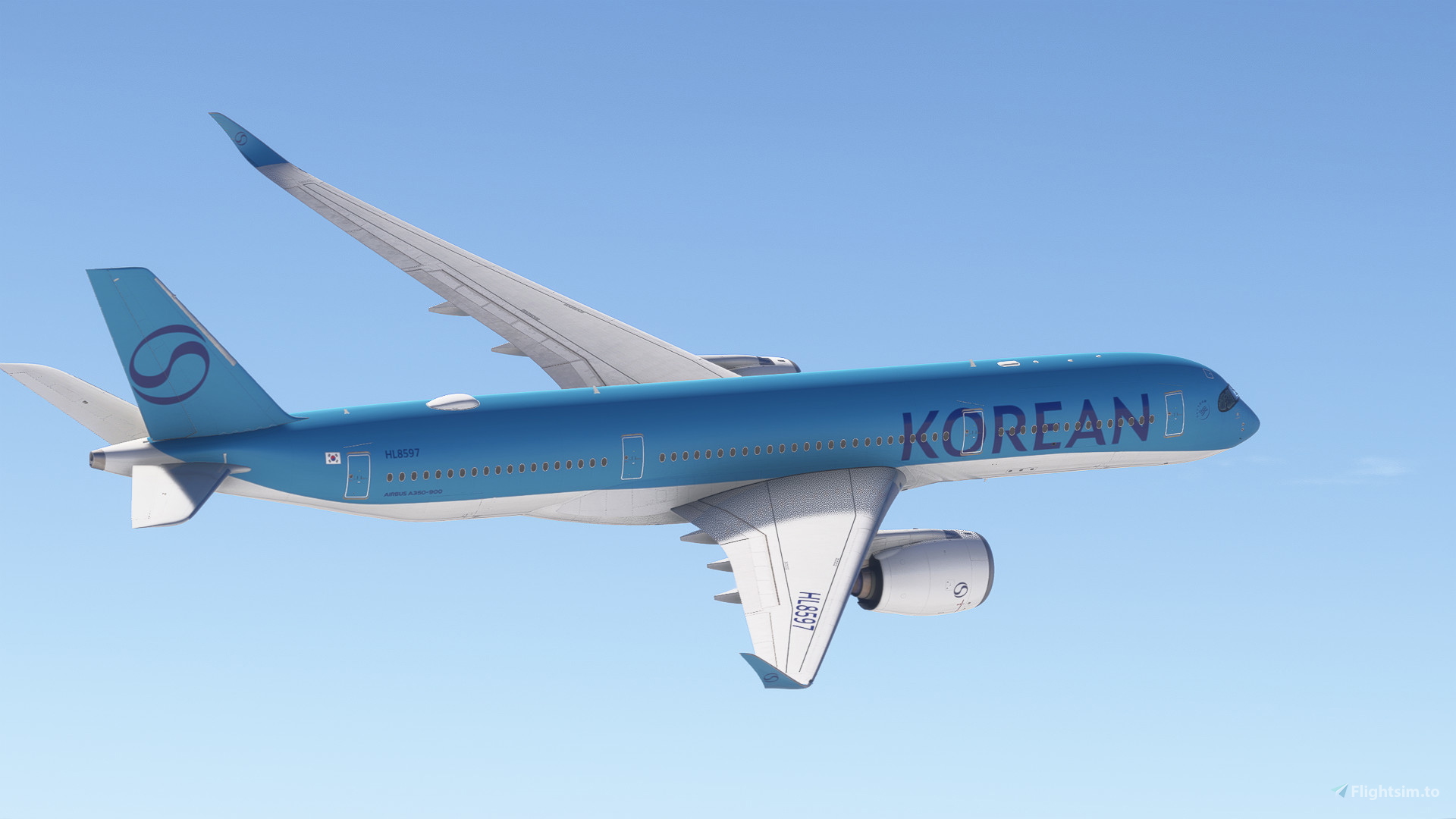 Korean Air A350-900 New Livery Pack [w/Cabin | HL8597