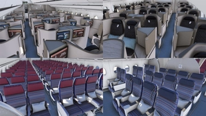 Korean Air A350-900 New Livery Pack [w/Cabin | HL8597 / HL8598] thumbnail 9