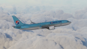 Korean Air B737 MAX  Livery Pack (with  Cabin)  for iFly B737 MAX thumbnail 4