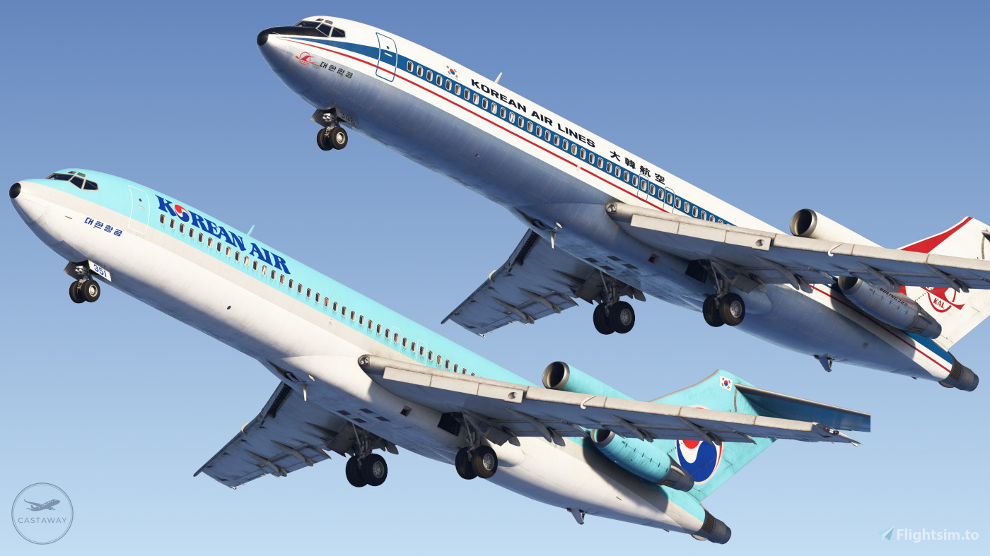 Korean Air (HL7354) [Boeing 727-200] for Microsoft Flight