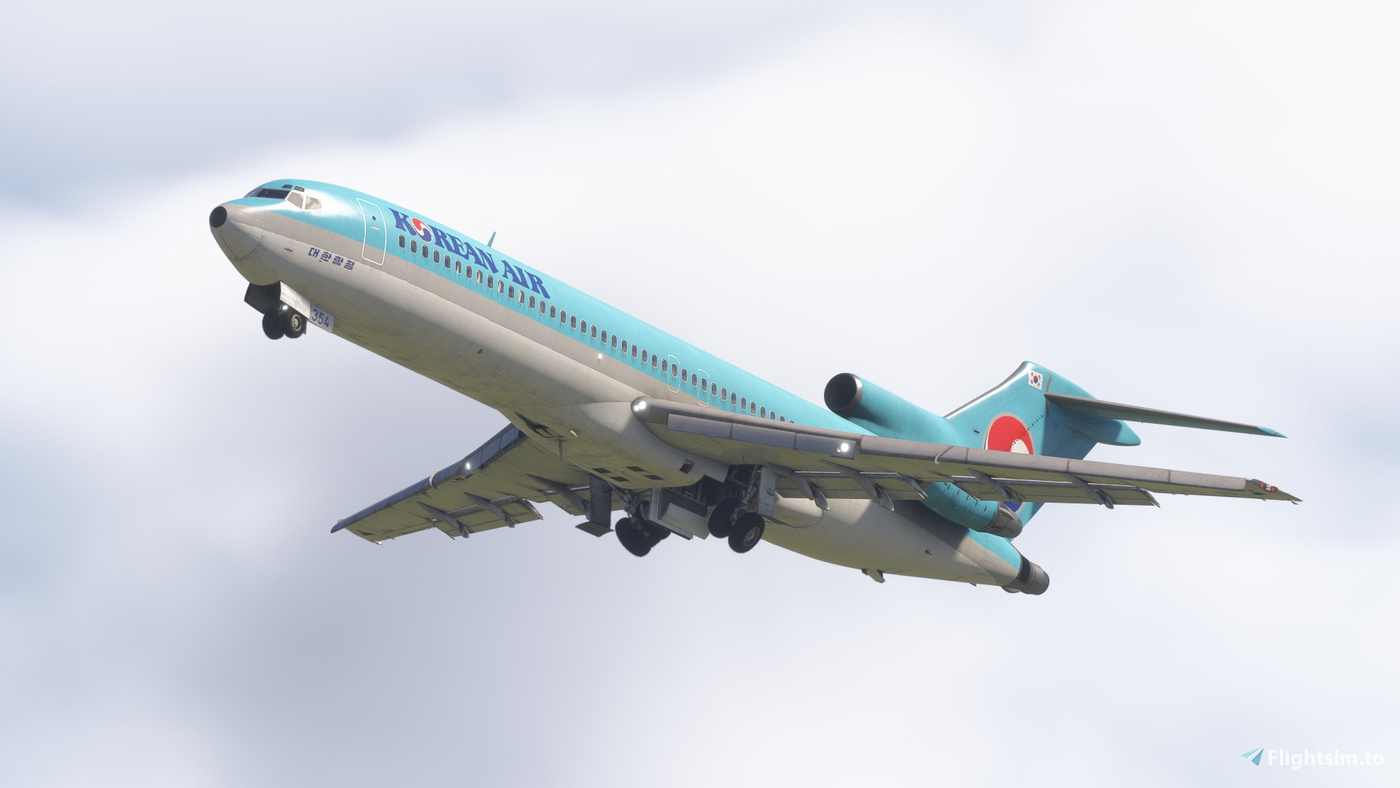 Korean Air (HL7354) [Boeing 727-200] per Microsoft Flight Simulator | MSFS