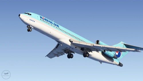 Korean Air (HL7354) [Boeing 727-200]