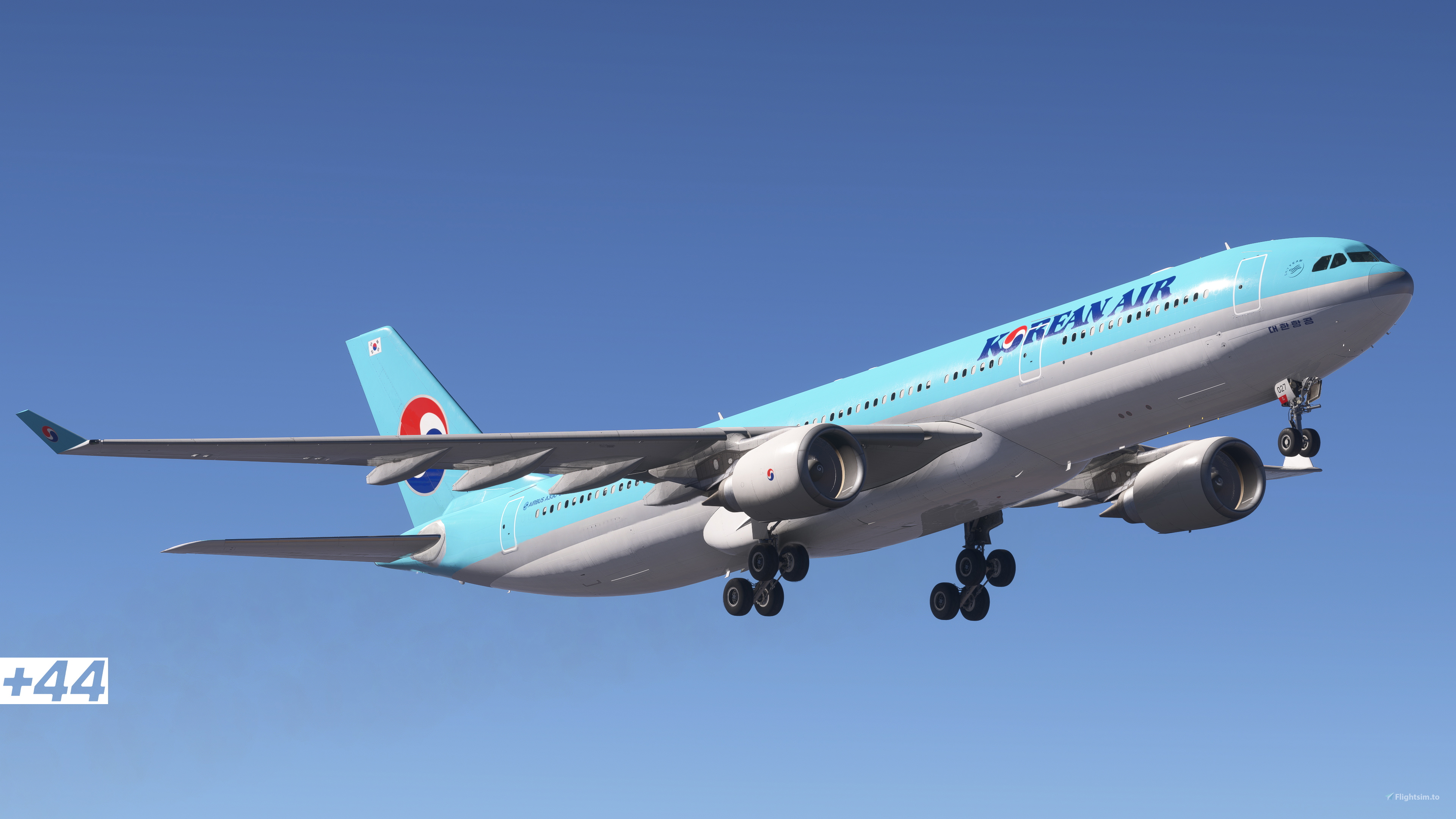 Korean AirのA330-300モデル・ステッカー Korean AirのA330-300モデル・ステッカー