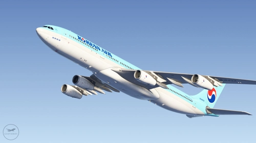Korean Air (HL8434 - Fictional) [Airbus A340-300]