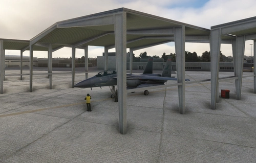 KPDX-142nd Parking add on for Flightbeam scenery