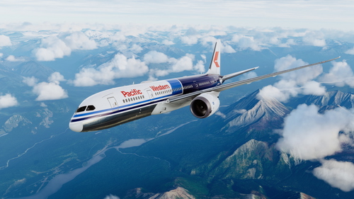 Kuro Boeing 787-8 Pacific Western