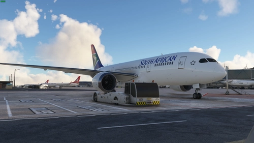 Kuro B787-8 South African Airways Livery (8K)