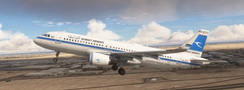 Kuwait Airways (Sharklet) Pack | w/Cabin | 8K+4K | Fenixsim A320