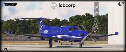 Labcorp - Blue - N543LH - SimWorks Studios PC-12