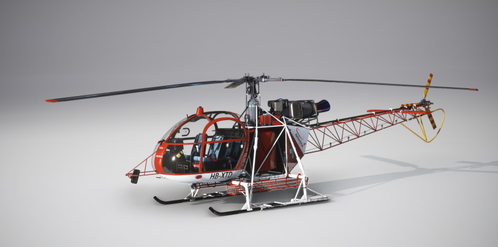 lama-sa315 HB-XTD Helisswis 