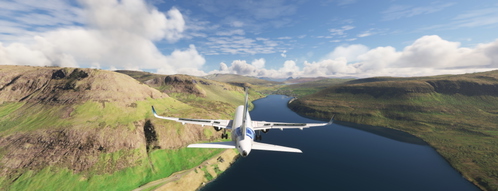 Landing at the Faroe Islands Vagar EKVG Rw12