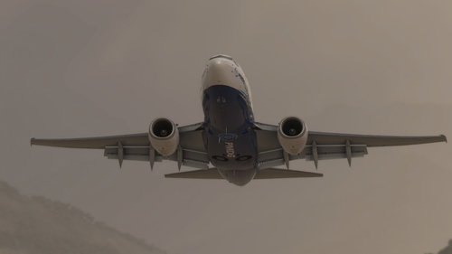 Landing at VQPR with PMDG 737-600