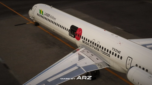 LASER Airlines "El Sistema" YV3145 MD-82 | MaddogX (Legacy)