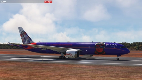 Latam Airlines Équis Gamer - Boeing 787-900 Horizon Sim - AeroArt Liveries