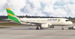 Latam Brasil - PR-XBG  Verde Amarelo| IniBuids A320neo | 4K w/Cabin thumbnail 2
