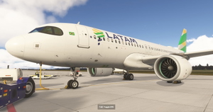 Latam Brasil - PR-XBG  Verde Amarelo| IniBuids A320neo | 4K w/Cabin thumbnail 3